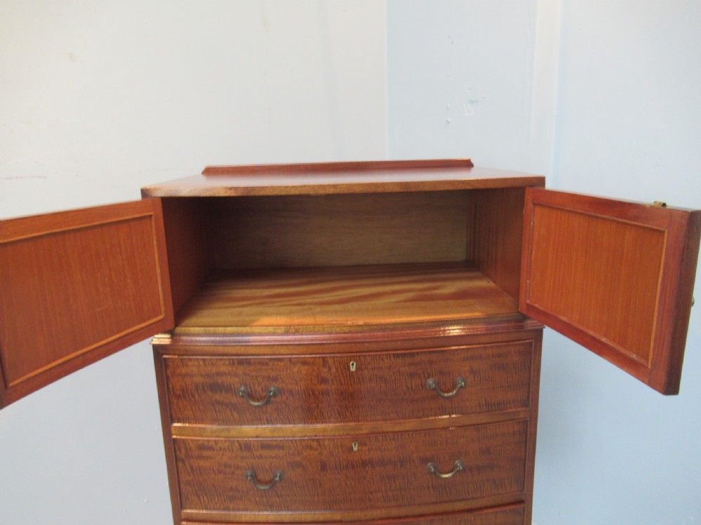 Wylie & Lochead Glasgow  mahogany tallboy chest View VII
