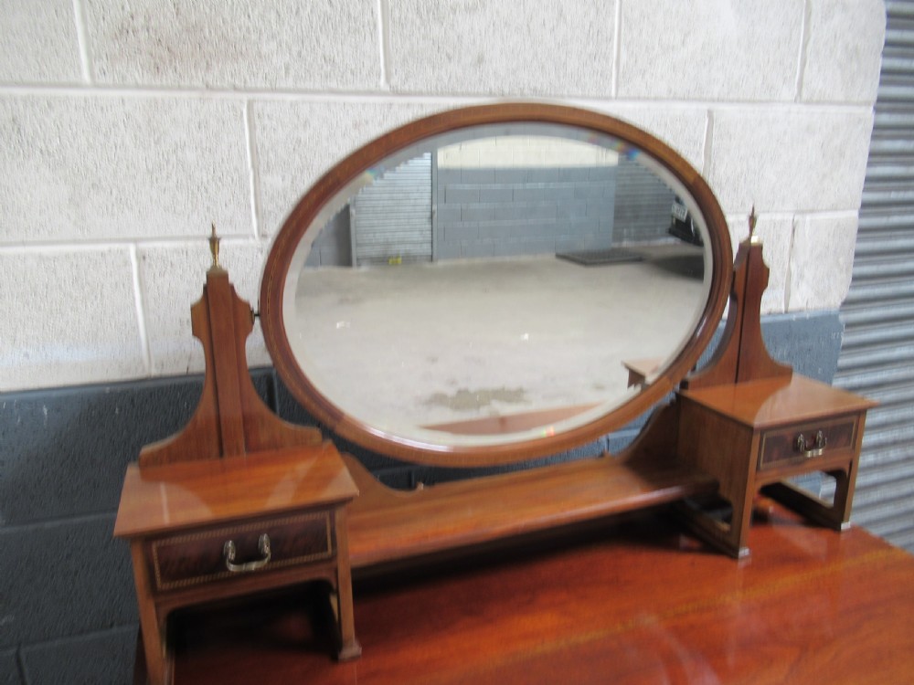 Edwardian  mahogany dressing table  View II