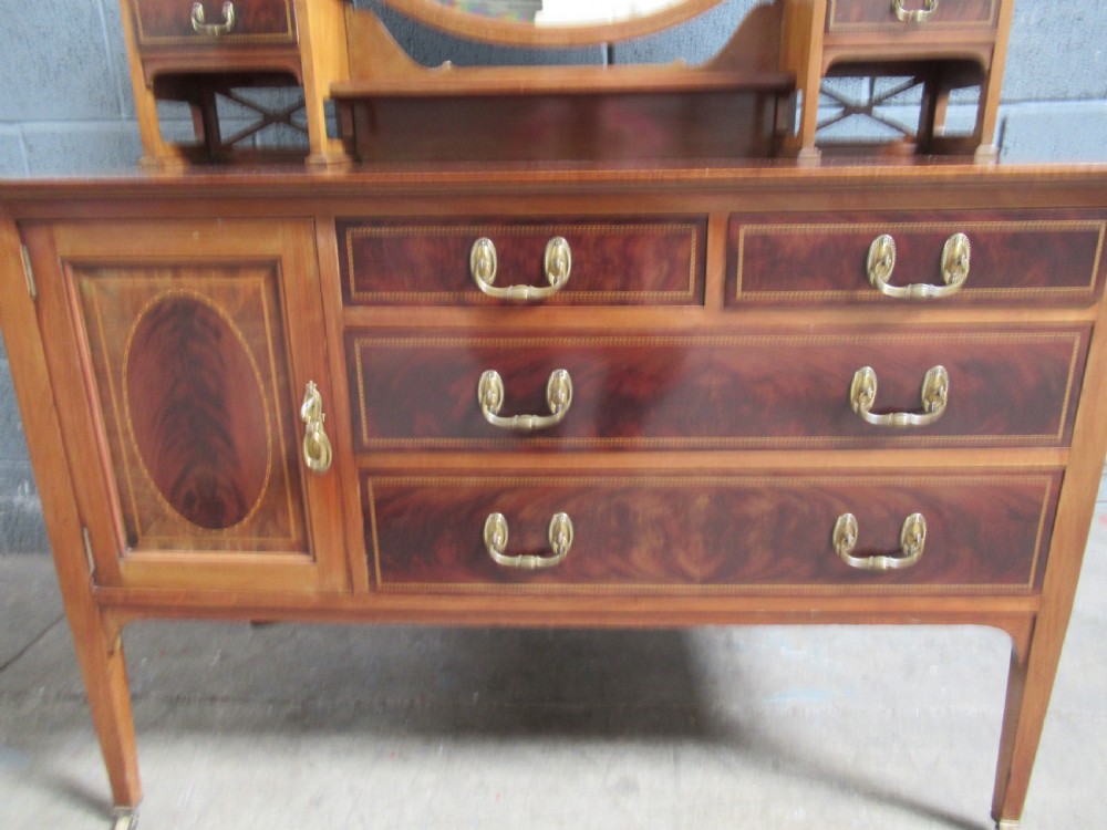 Edwardian  mahogany dressing table  View III