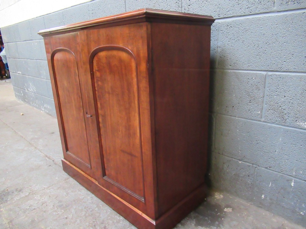 Victorian mahogany ten drawer fitted  cupboard View VI