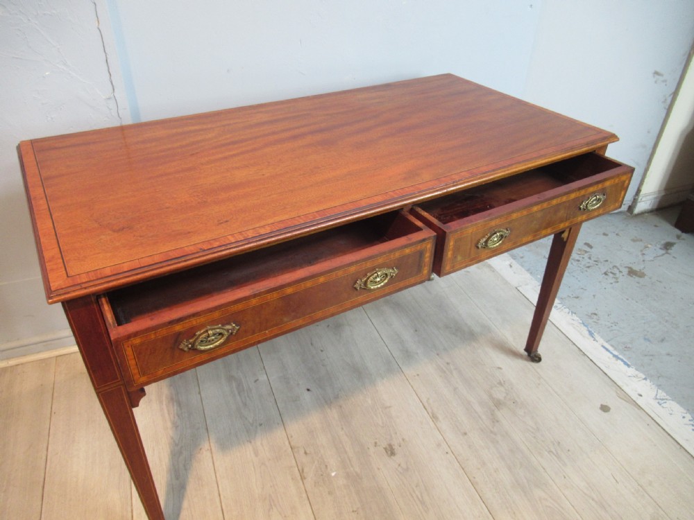 Edwardian period mahogany  desk View VII