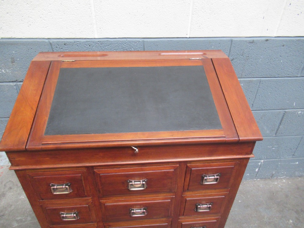 Walnut bank of drawers  View III
