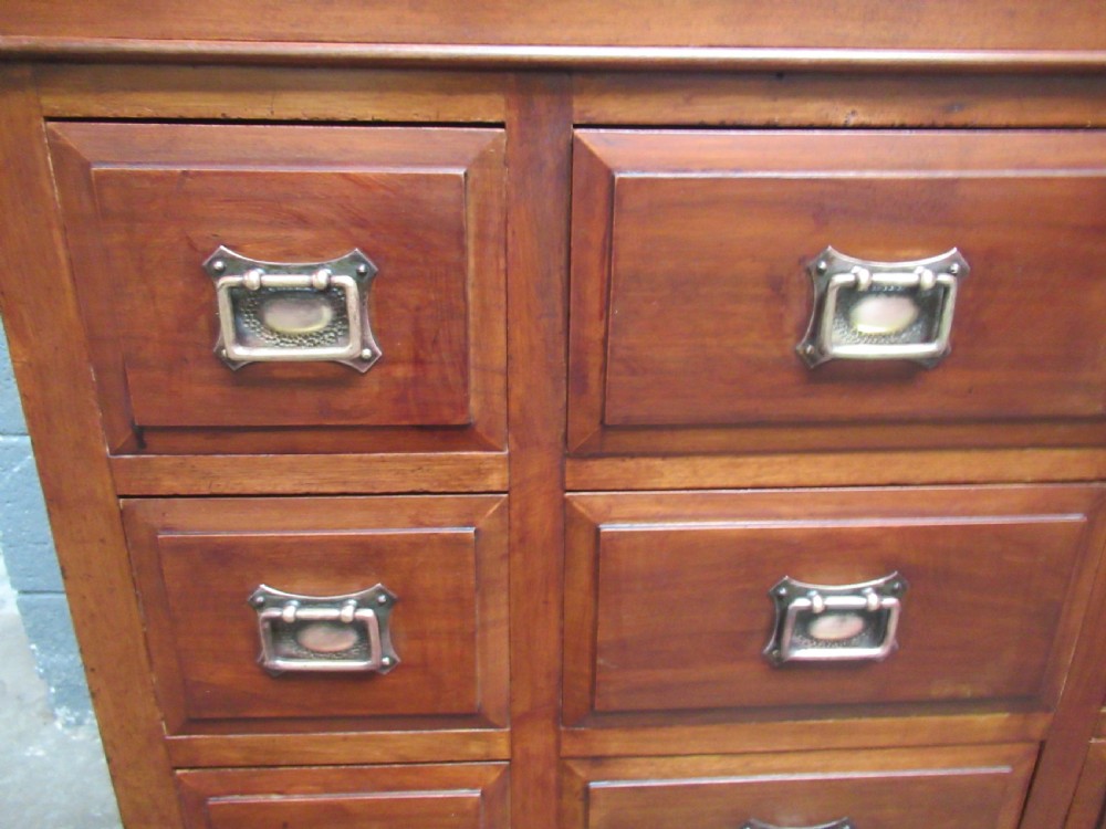 Walnut bank of drawers  View IX