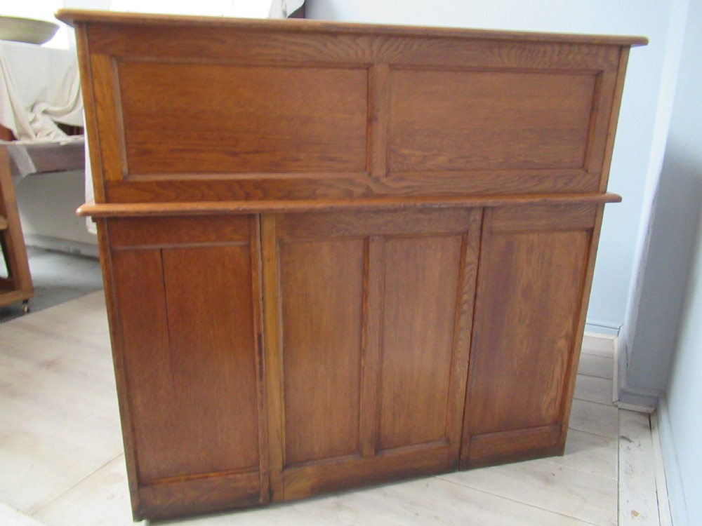 Oak roll top desk View VIII