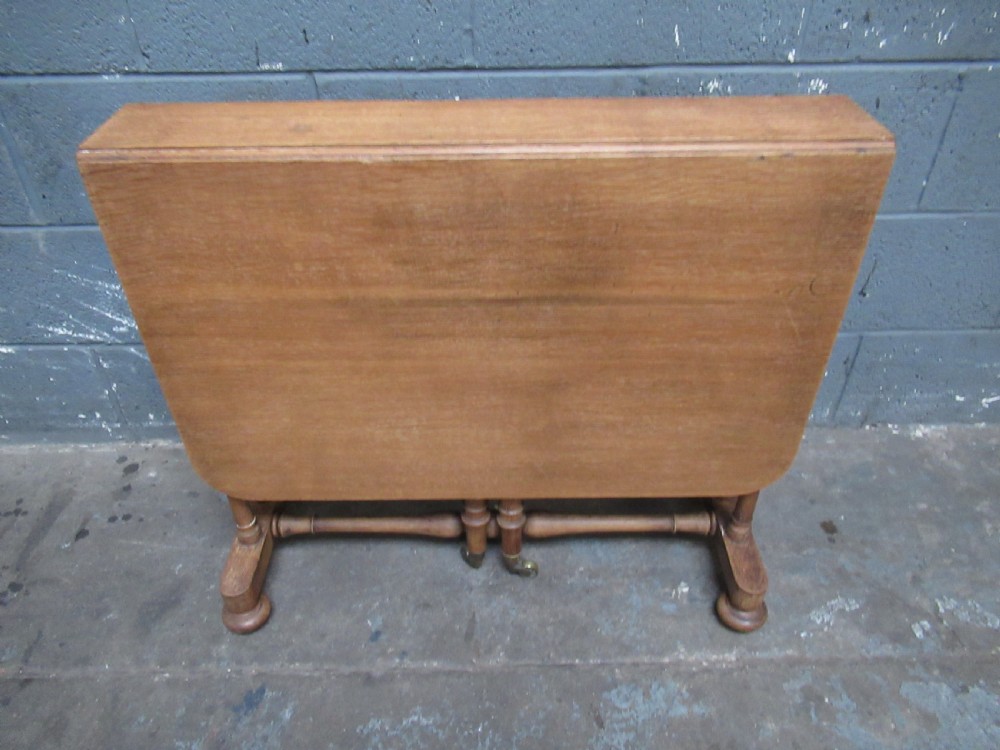 Victorian oak Sutherland  occasional table  View IV