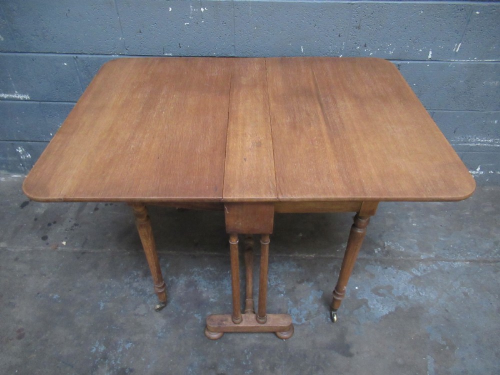 Victorian oak Sutherland  occasional table  View V