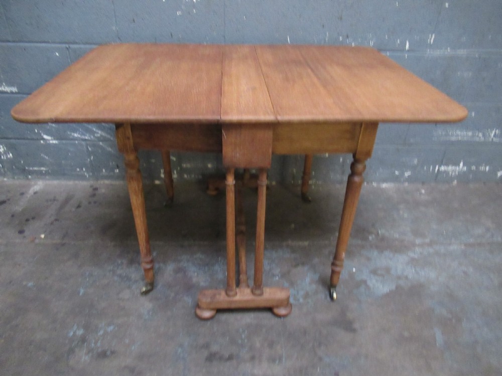 Victorian oak Sutherland  occasional table  View VI