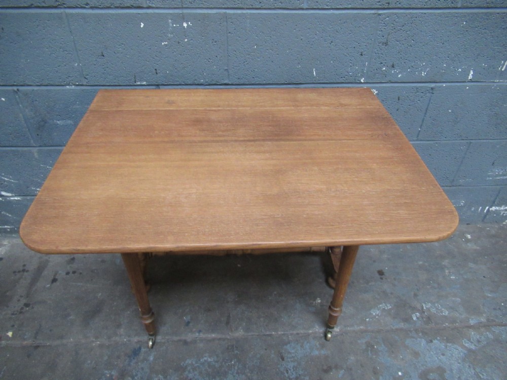 Victorian oak Sutherland  occasional table  View VIII