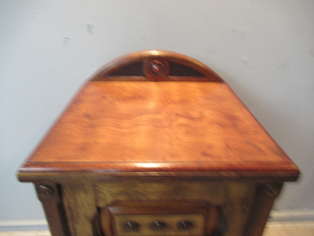 Mahogany and Ash wood bed side cabinet View IV