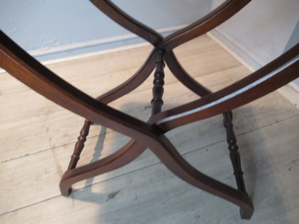 Late Victorian  folding coaching table View III