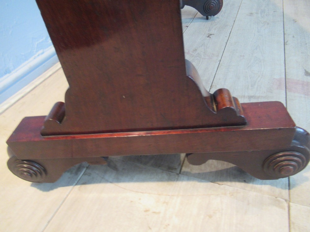 Victorian period mahogany side or console table View VII