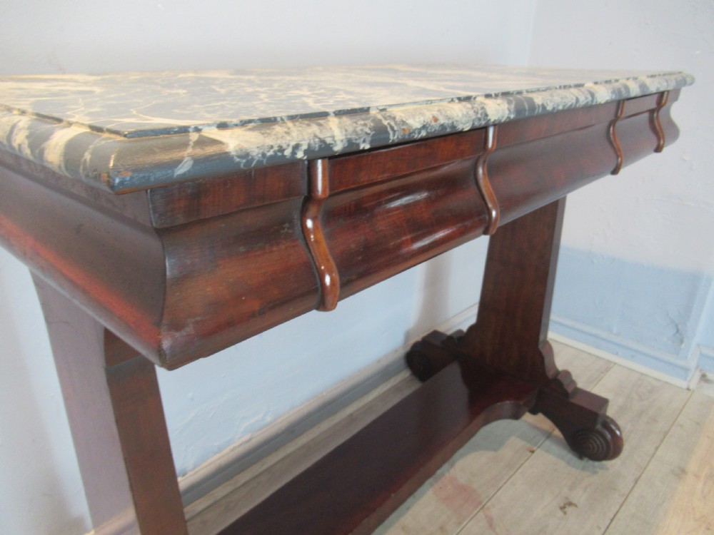 Victorian period mahogany side or console table View IX