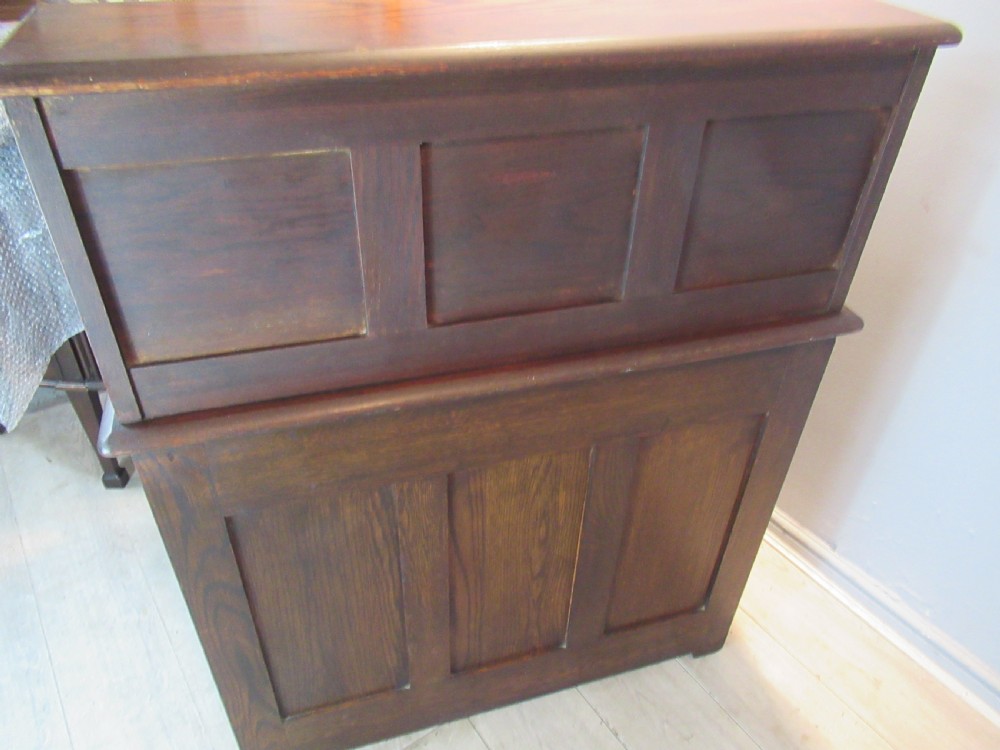 Small Size  oak roll top desk View IX