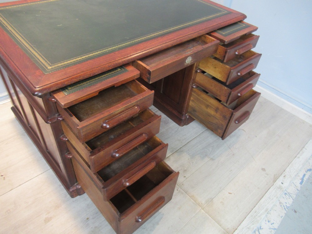 American made walnut desk View XI
