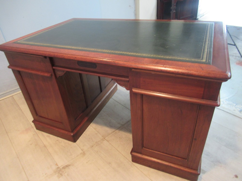 American made walnut desk View XIV