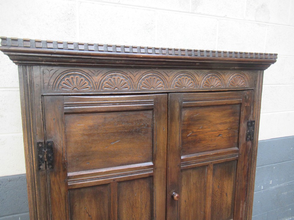 Oak two door wardrobe  in the antique style View V