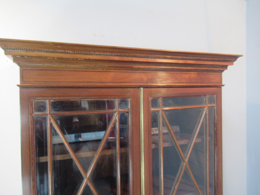 Regency style mahogany bookcase View VIII