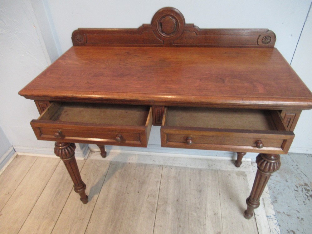 Victorian period oak side table View VIII