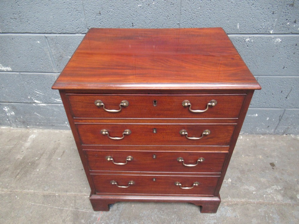 Georgian  Style mahogany   filing chest   two drawers