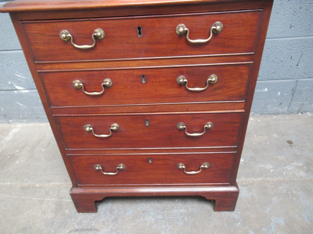 Georgian  Style mahogany   filing chest   two drawers View II
