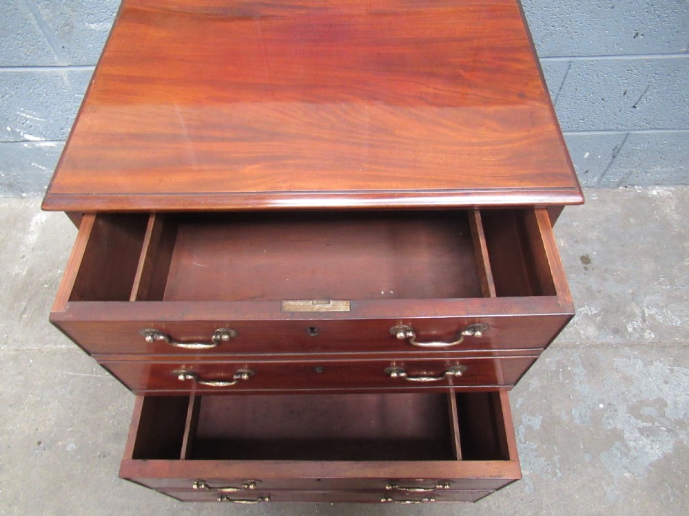 Georgian  Style mahogany   filing chest   two drawers View III