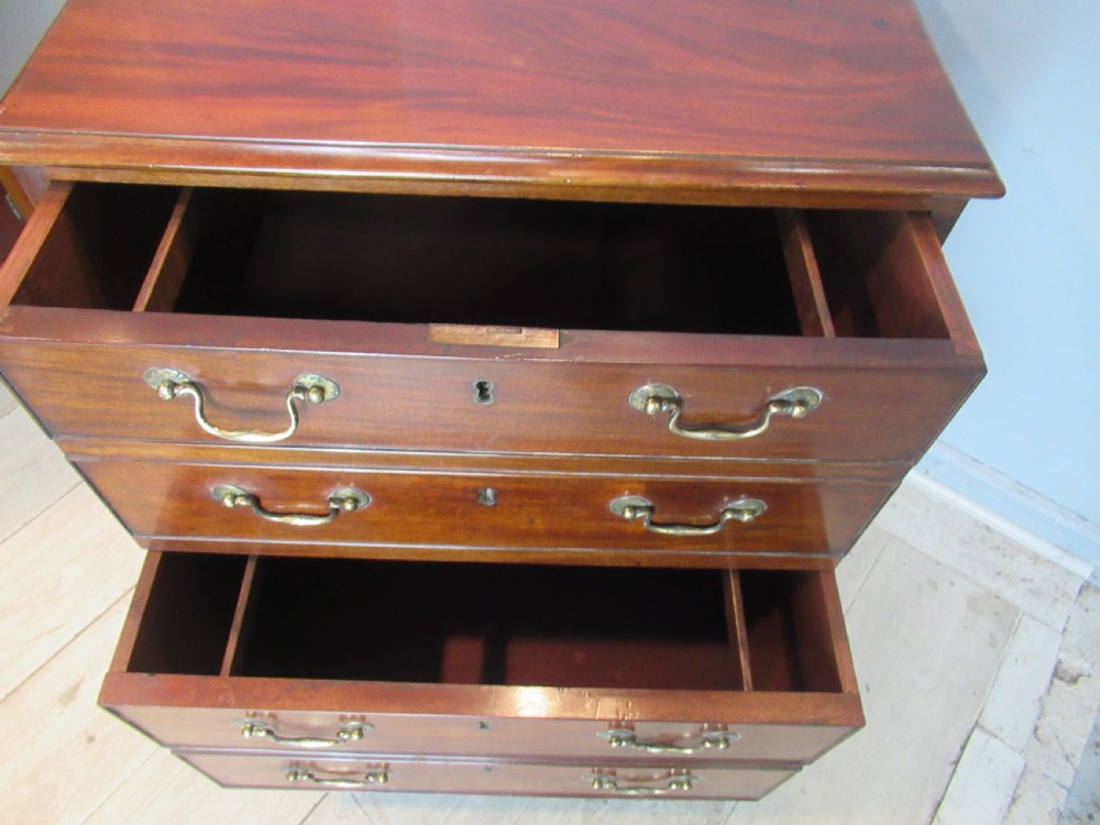 Georgian  Style mahogany   filing chest   two drawers View VI