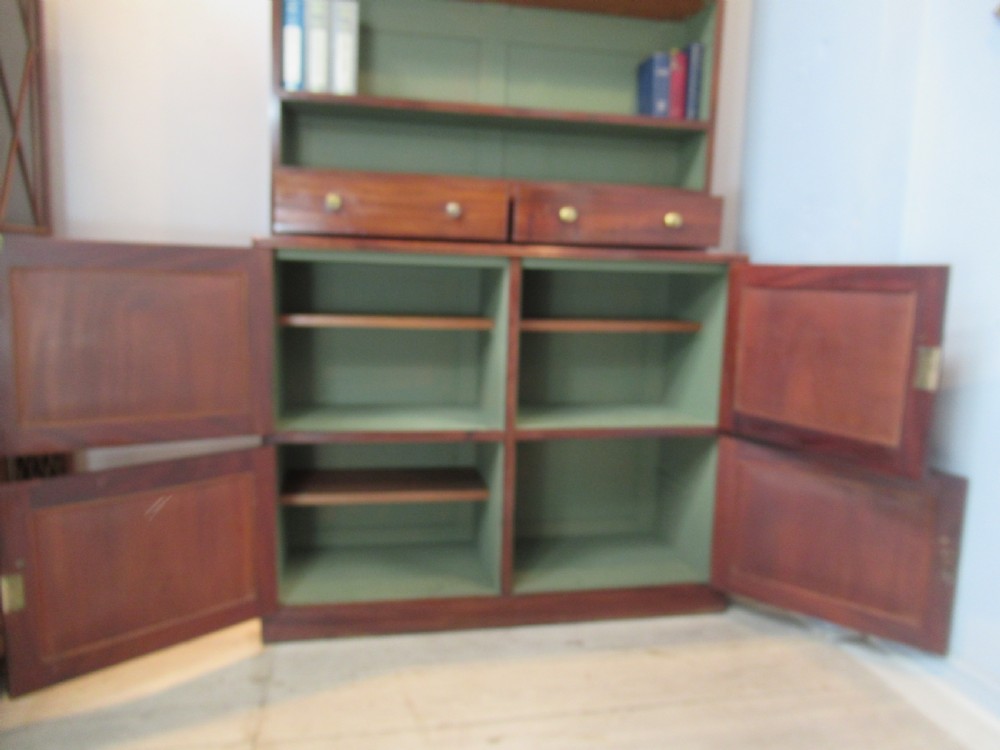 Victorian mahogany  cupboard bookcase View V