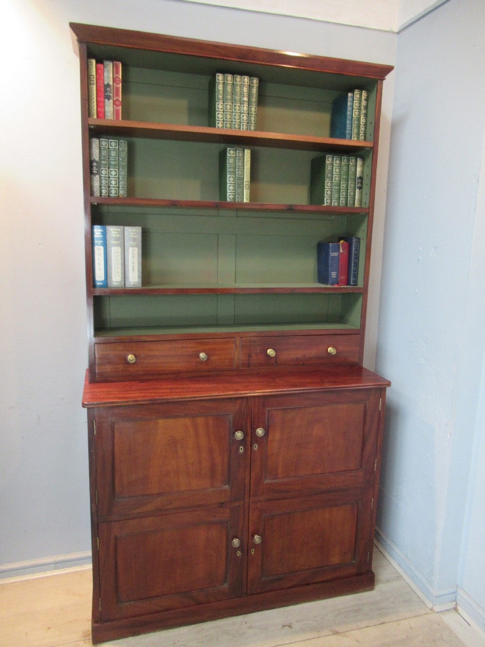 Victorian mahogany  cupboard bookcase