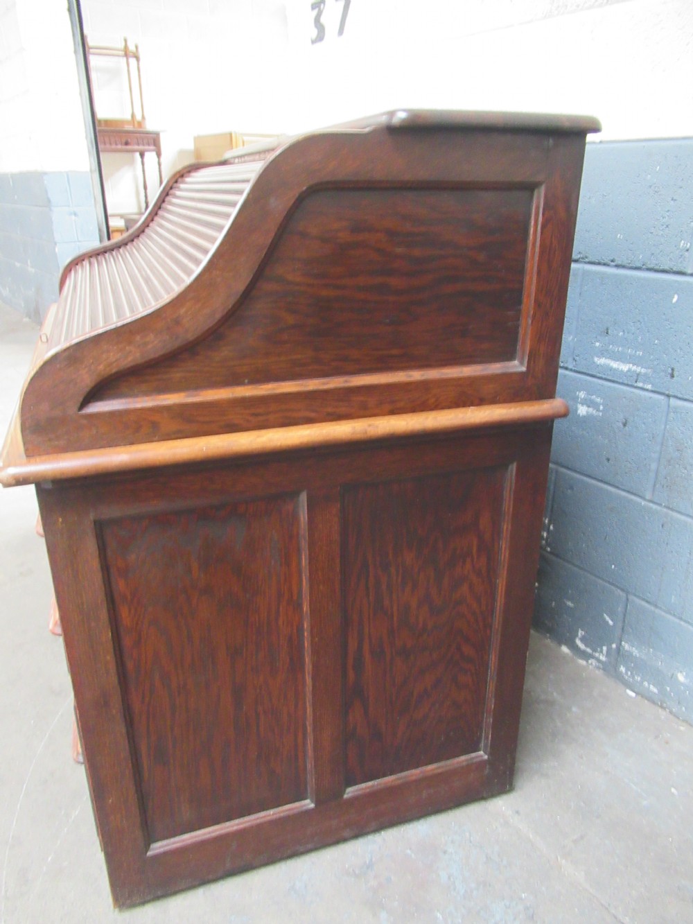 Oak roll top desk by Angus  makers View X