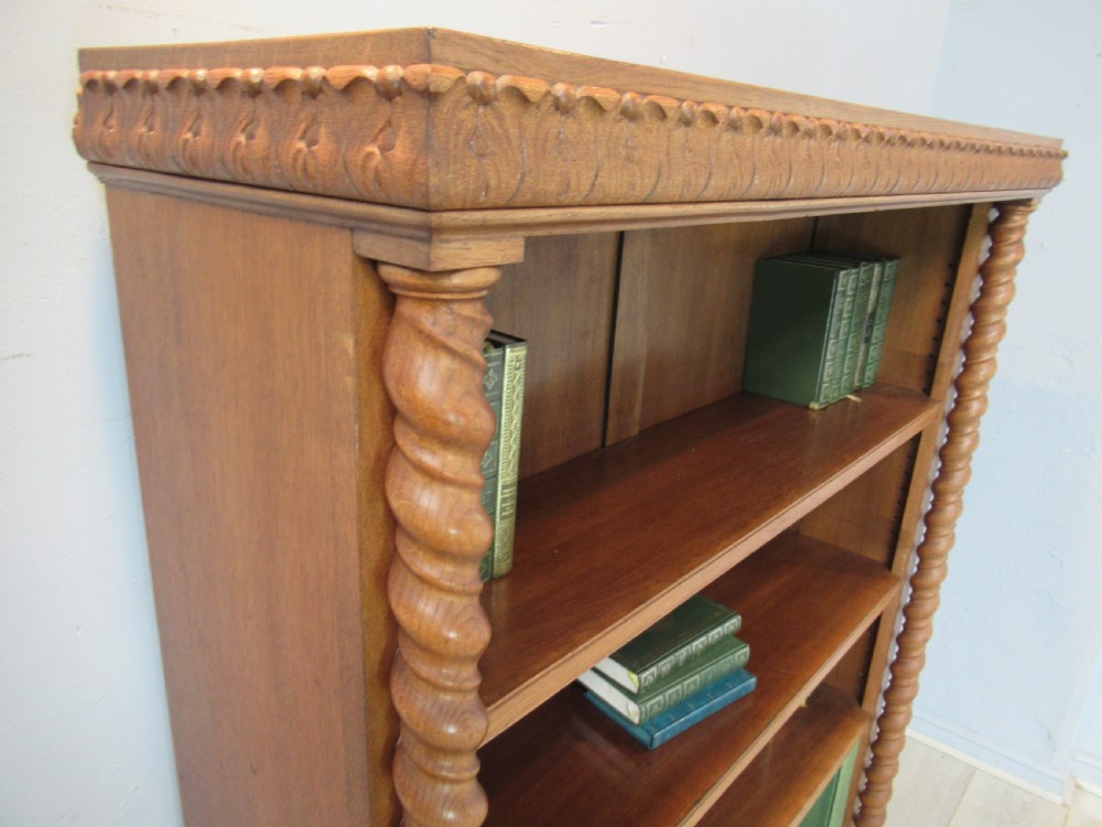 Light Oak open bookcase View III