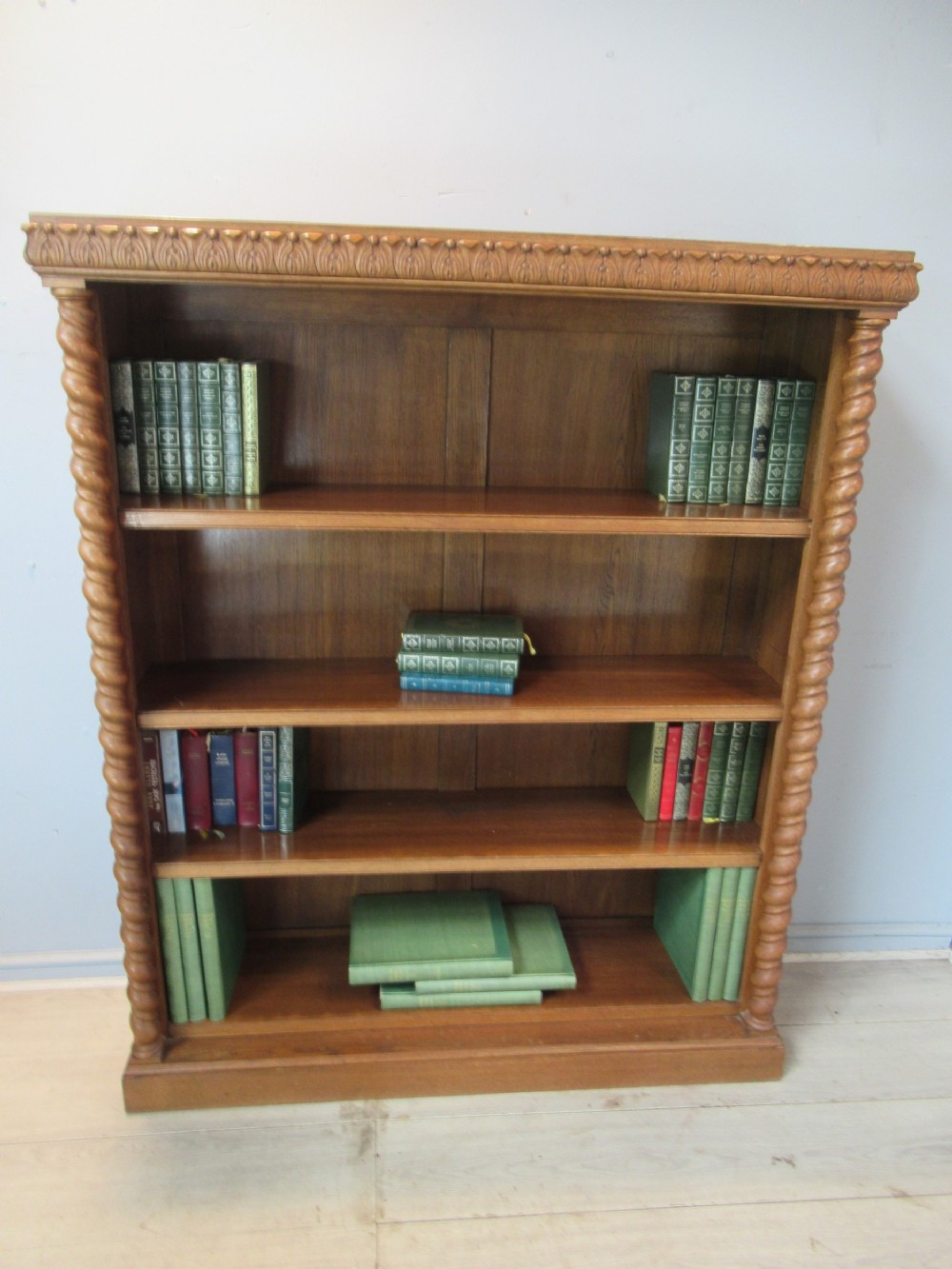 Light Oak open bookcase