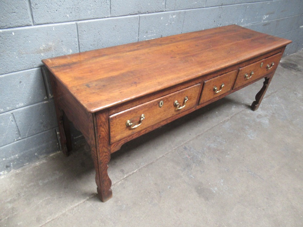 Antique  Georgian  oak dresser View III