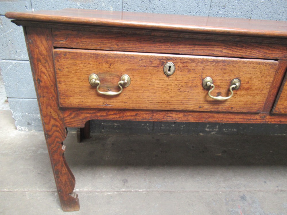 Antique  Georgian  oak dresser View V