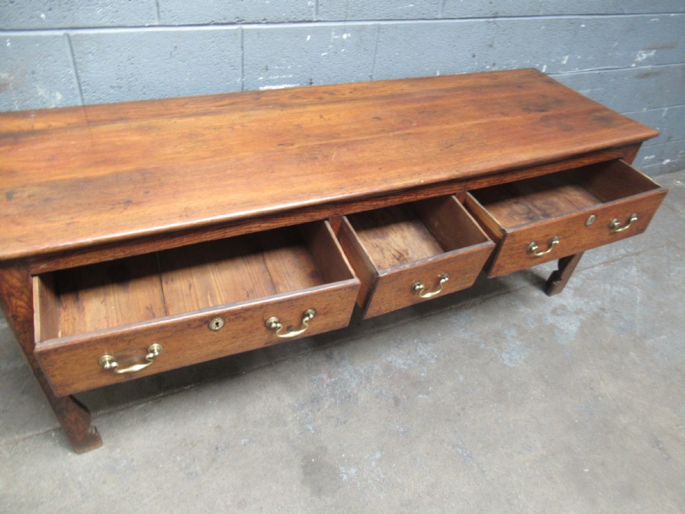 Antique  Georgian  oak dresser View IX