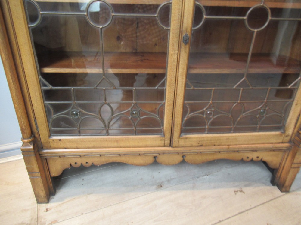 Pair  of Oak arts and crafts  period   bookcases View VIII