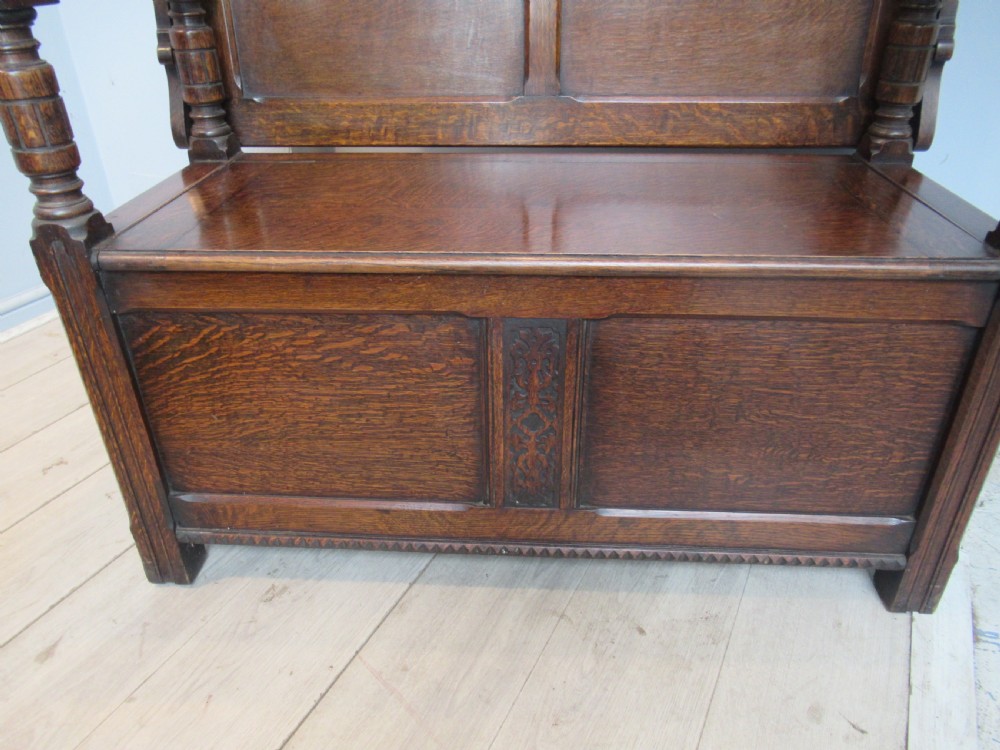Oak Monks  bench seat  View V