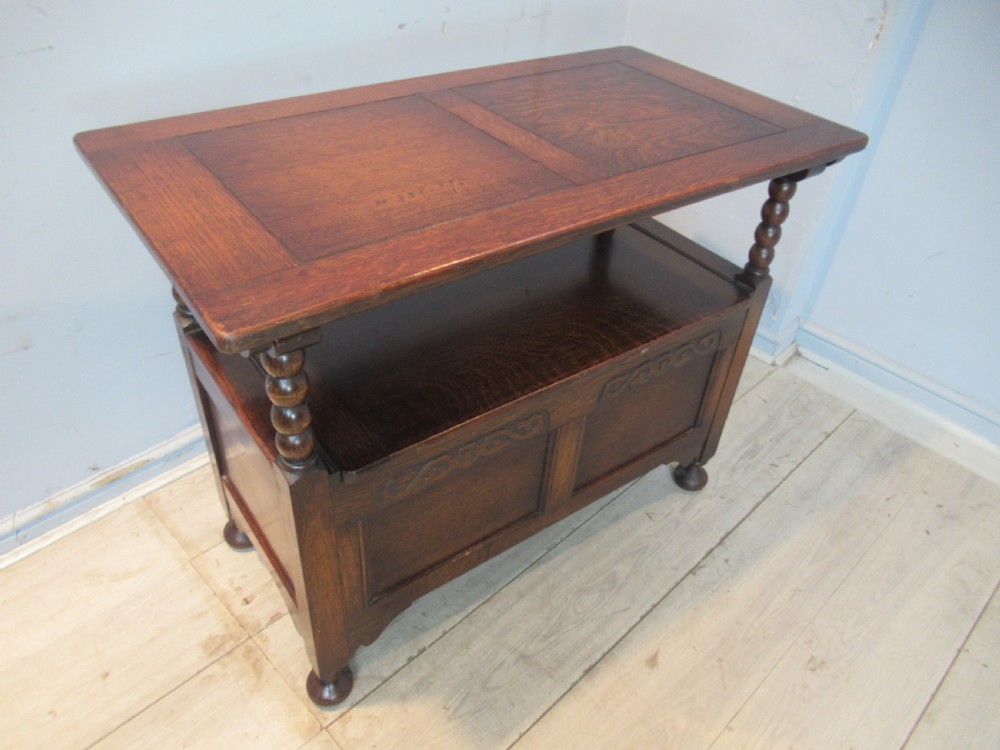 Oak  Monks bench seat View VIII