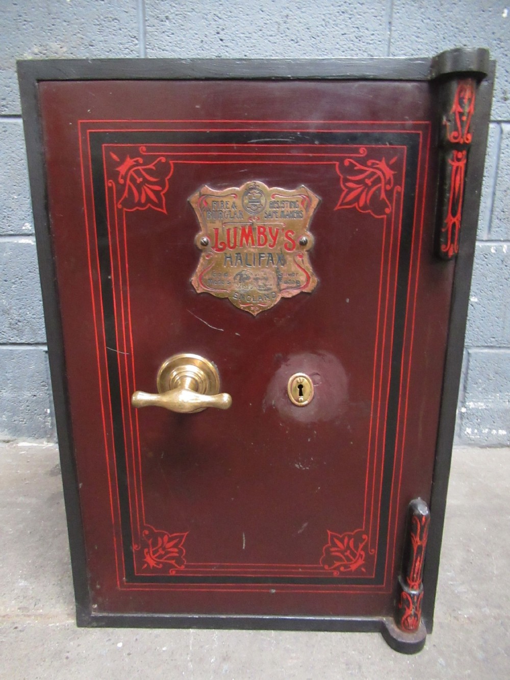 Antique iron  safe