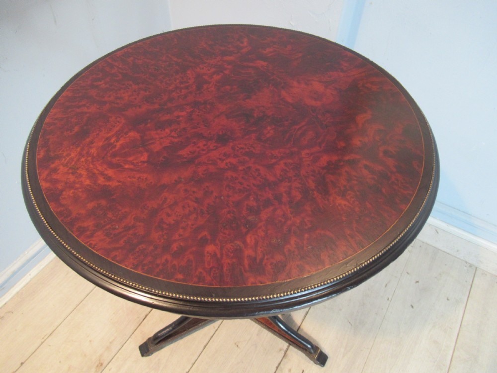 19th century circular Thuya   wood   table View III
