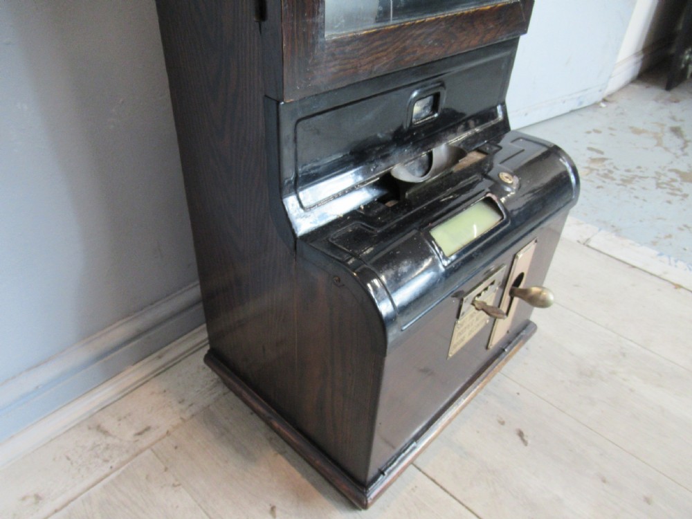 American made oak cased time  recorder clock ( clocking in works  ) View IX