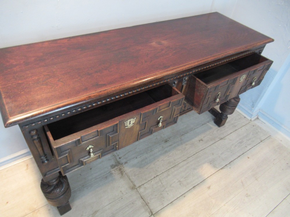 Oak side board dresser in the antique style  View VI