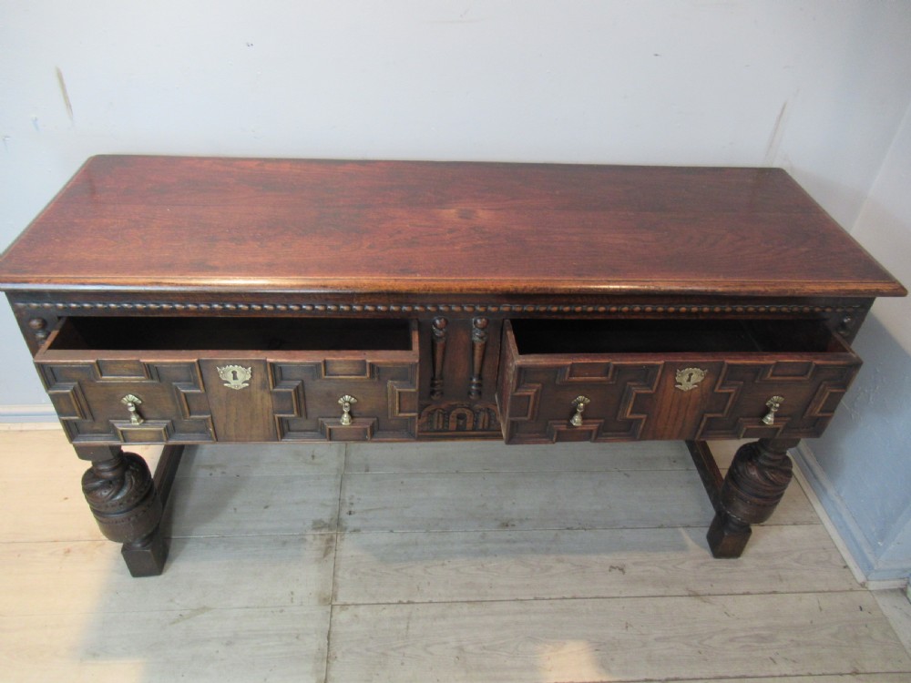 Oak side board dresser in the antique style  View VII