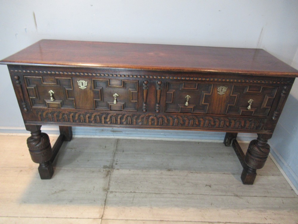 Oak side board dresser in the antique style  View VIII