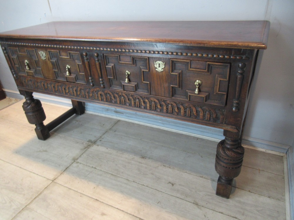 Oak side board dresser in the antique style  View IX