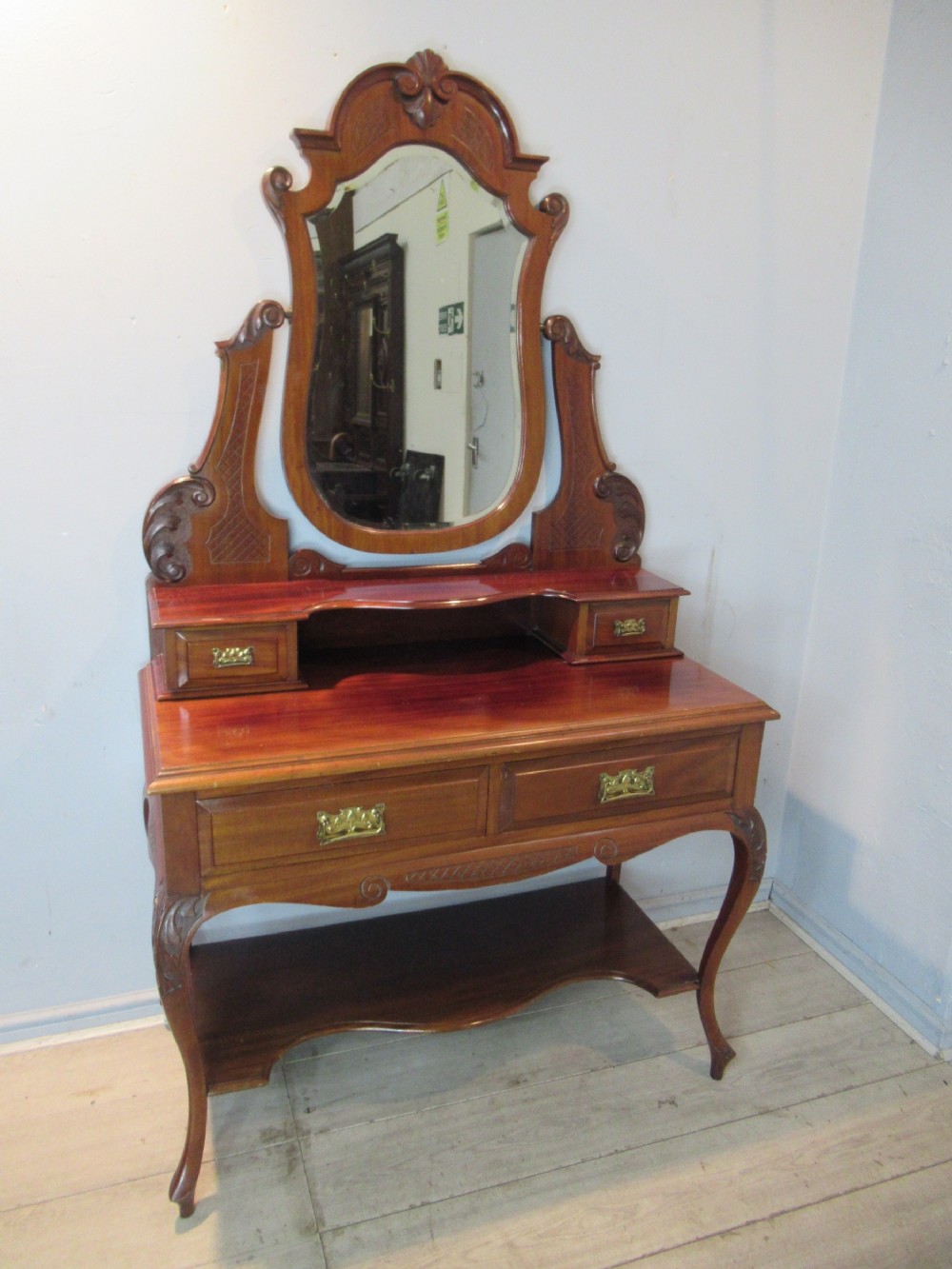 Edwardian period mahogany dressing table 