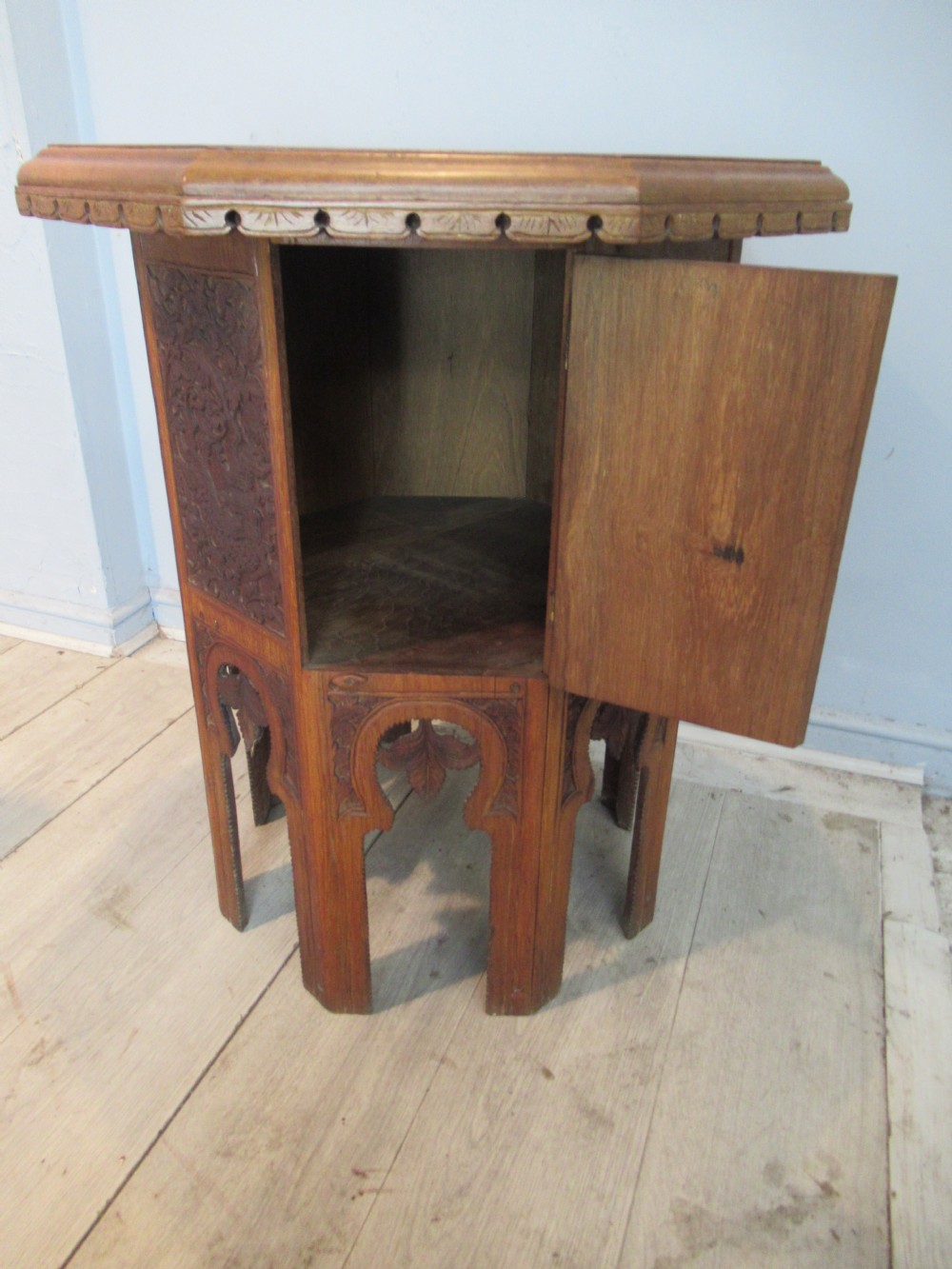 1900s  Eastern   teak occasional  table.