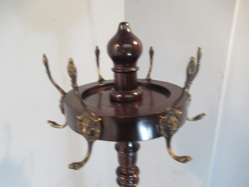 Mahogany  hat and coat stand View VII