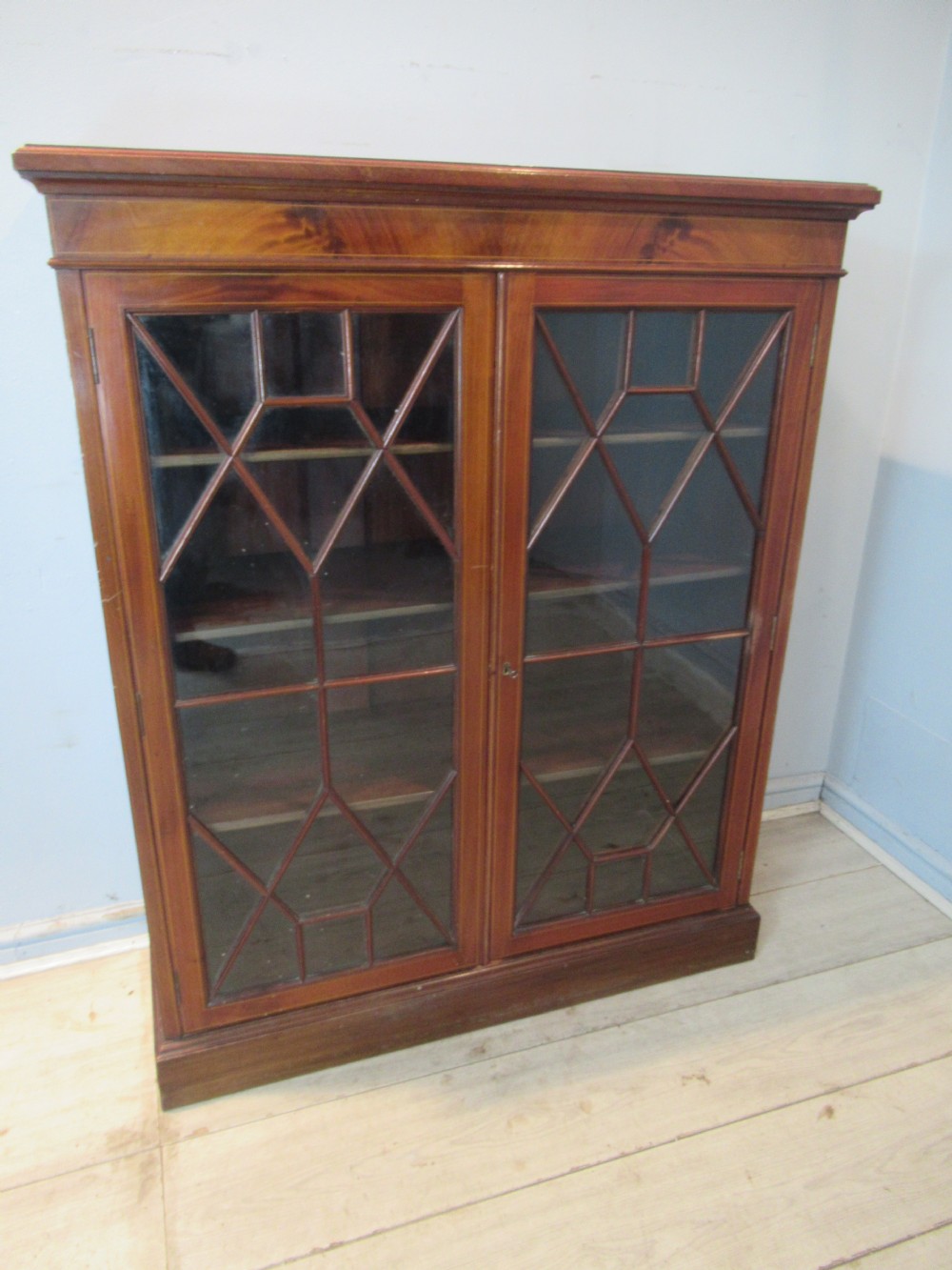 Edwardian period mahogany bookcase