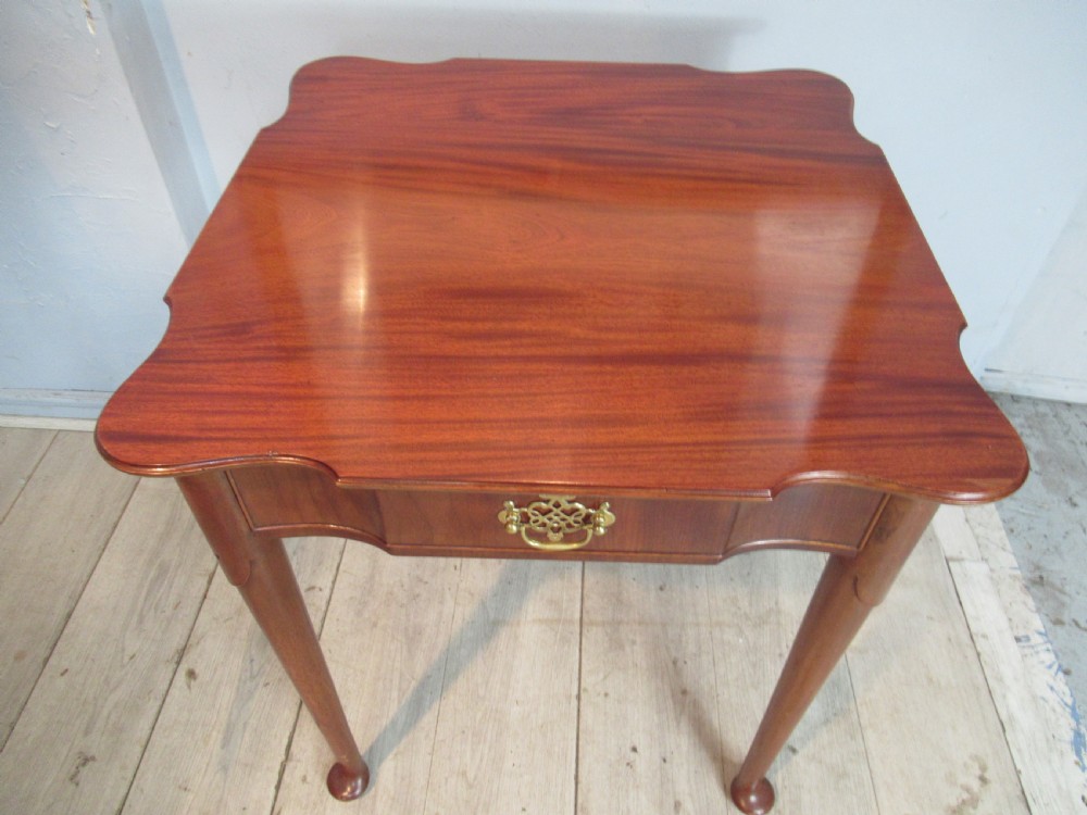 Georgian style mahogany side table  View II