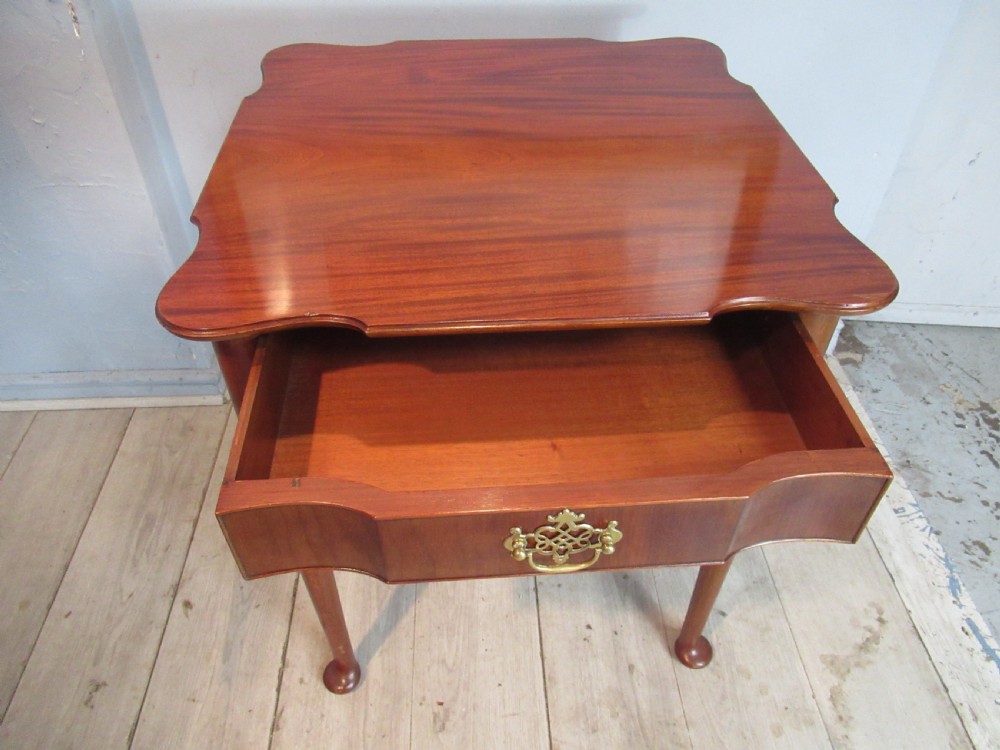 Georgian style mahogany side table  View V